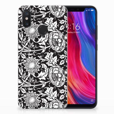 Xiaomi Mi 8 TPU Case Black Flowers