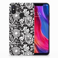 Xiaomi Mi 8 TPU Case Black Flowers