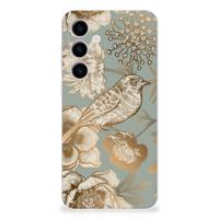 TPU Case voor Samsung Galaxy S24 Plus Vintage Bird Flowers