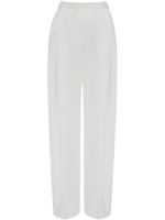 Victoria Beckham pantalon ample à taille-haute - Blanc - thumbnail