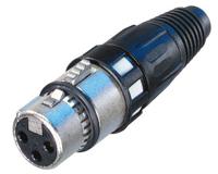 Neutrik NC3FXCC XLR-connector Bus, recht Aantal polen: 3 Zilver 1 stuk(s)