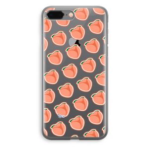 Just peachy: iPhone 8 Plus Transparant Hoesje