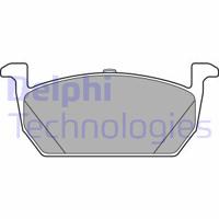 Remblokkenset, schijfrem DELPHI, u.a. für VW, Seat, Skoda, Audi