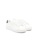 Palm Angels Kids baskets en cuir - Blanc