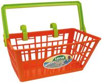 Lena fietsmandje 27 x 20 x 14 cm oranje/groen