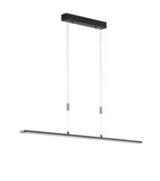 Fischer & Honsel Zwarte kantoor hanglamp Metz TW 120cm 60015 - thumbnail