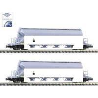 Fleischmann 849006 N 2-delige set stofsilowagens van de DR - thumbnail