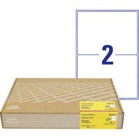 Avery-Zweckform 8018-300 Adresetiketten 199.6 x 143 mm Papier Wit 600 stuk(s) Permanent hechtend Inkjet, Laser (zwart/wit), Laser (kleur), Kopiëren