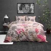 Wild Forest Charm - Taupe  - Flanel 1-persoons (140 x 220 cm + 1 kussensloop) Dekbedovertrek