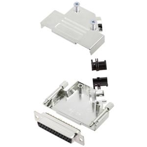 TRU COMPONENTS TCD45ZK25DMSK 7708852 D-sub female connectorset 45 ° Aantal polen: 25 Soldeerkelk 1 stuk(s)