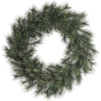 Kerst krans groen 50 cm dennenkransen versiering/decoratie   -