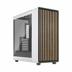 Fractal Design North XL Midi-tower Gaming-behuizing Wit Stoffilter, 3 voorgeïnstalleerde ventilators, Zijvenster