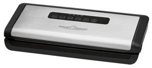 ProfiCook PC-VK 1146 vacuum sealer 800 mbar Zwart, Roestvrijstaal