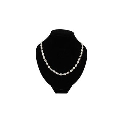 Maansteen regenboog collier ovaal - 48 cm - wit - 48 cm Maansteen regenboog collier ovaal - 48 cm - wit - 48 cm