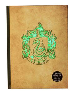 Harry Potter: Slytherin Notebook with Light