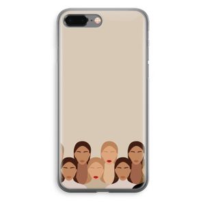 Girls girls girls: iPhone 8 Plus Transparant Hoesje