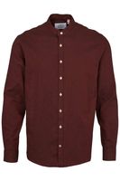 Kronstadt Dean Slim Fit Flanellen Overhemd rood, Effen