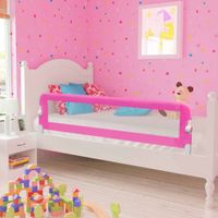 VidaXL Kinderbedhekjes 2 st 150x42 cm roze - thumbnail