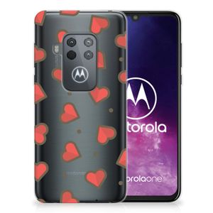 Motorola One Zoom TPU bumper Hearts