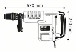 Bosch Professional Bosch Breekhamer 1500 W Incl. accessoires