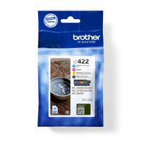 Brother Inktcartridge LC-422VAL Origineel Combipack Zwart, Cyaan, Magenta, Geel LC422VAL - thumbnail