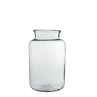 Mica Decorations Vienne Vaas - H40 x Ø23 cm - gerecycled glas - transparant