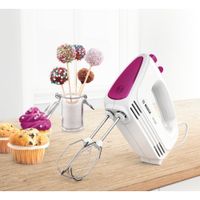 Bosch Haushalt MFQ2210P Handmixer 375 W Wit, Pink - thumbnail