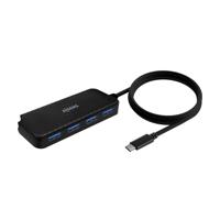 AISENS - A109-0716 - Hub USB 3.1 USB-C, USB-C/M-4XType A/H, zwart, 60 cm