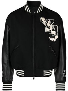 Y-3 veste bomber Varsity à fermeture zippée - Noir