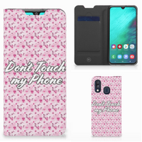 Samsung Galaxy A40 Design Case Flowers Pink DTMP