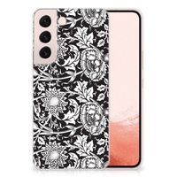 Samsung Galaxy S22 TPU Case Black Flowers