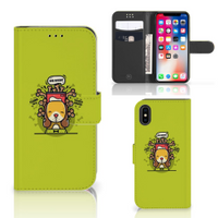 Apple iPhone X | Xs Leuk Hoesje Doggy Biscuit - thumbnail