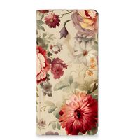 Smart Cover voor Motorola Moto G54 Bloemen