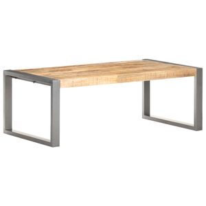 Salontafel 110x60x40 cm massief hout met sheesham afwerking