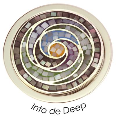 Quoins QMOR-15L-B Disk Amazing Into the Deep staal-parelmoer Large Quoins QMOR-15L-B Disk Amazing Into the Deep staal-parelmoer Large