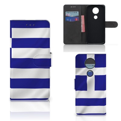 Motorola Moto E5 Plus Bookstyle Case Griekenland Motorola Moto E5 Plus Bookstyle Case Griekenland