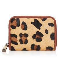 dR Amsterdam Dames Portemonnee RFID Leopard Yellow - thumbnail