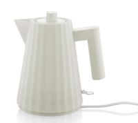 Alessi Waterkoker Plissé - droogkookbeveiliging - wit - Michele de Lucchi - 1 liter - MDL06/1 W
