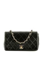 CHANEL Pre-Owned sac porté épaule Full Flap (1991) - Noir - thumbnail