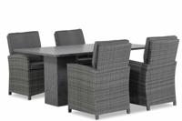 Domani Malta/Graniet 180 cm dining tuinset 5-delig