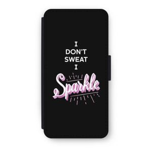 Sparkle quote: iPhone 7 Flip Hoesje