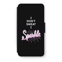 Sparkle quote: iPhone 7 Flip Hoesje