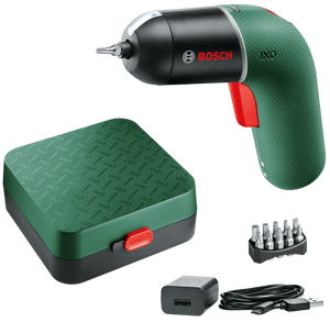 Bosch Groen IXO 6 Accu Schroevendraaier | 3,6 V | 1,5 Ah | 4,5 Nm | incl. 10-delige bitset | In doos - 06039C7100