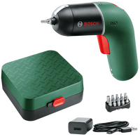 Bosch Groen IXO 6 Accu Schroevendraaier | 3,6 V | 1,5 Ah | 4,5 Nm | incl. 10-delige bitset | In doos - 06039C7100 - thumbnail