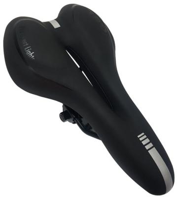 Pro Sport Lights fietszadel Gel Comfort 28 x 16 cm gel 2 delig Pro Sport Lights fietszadel Gel Comfort 28 x 16 cm gel 2 delig