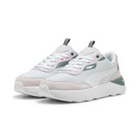 PUMA Runtamed Platform Jr Sneaker voor meisjes, Dauwdruppel PUMA Witte Druif Mist Eucalyptus, 5 UK