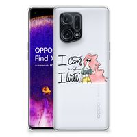 OPPO Find X5 Telefoonhoesje met Naam i Can