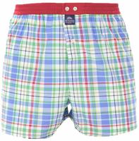 McAlson Boxershort Mixed Ruitjes Print Met Lange Pijpen Los Model
