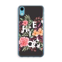 Hello in flowers: iPhone XR Transparant Hoesje - thumbnail