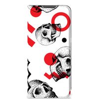 Mobiel BookCase OnePlus 10 Pro Skull Red